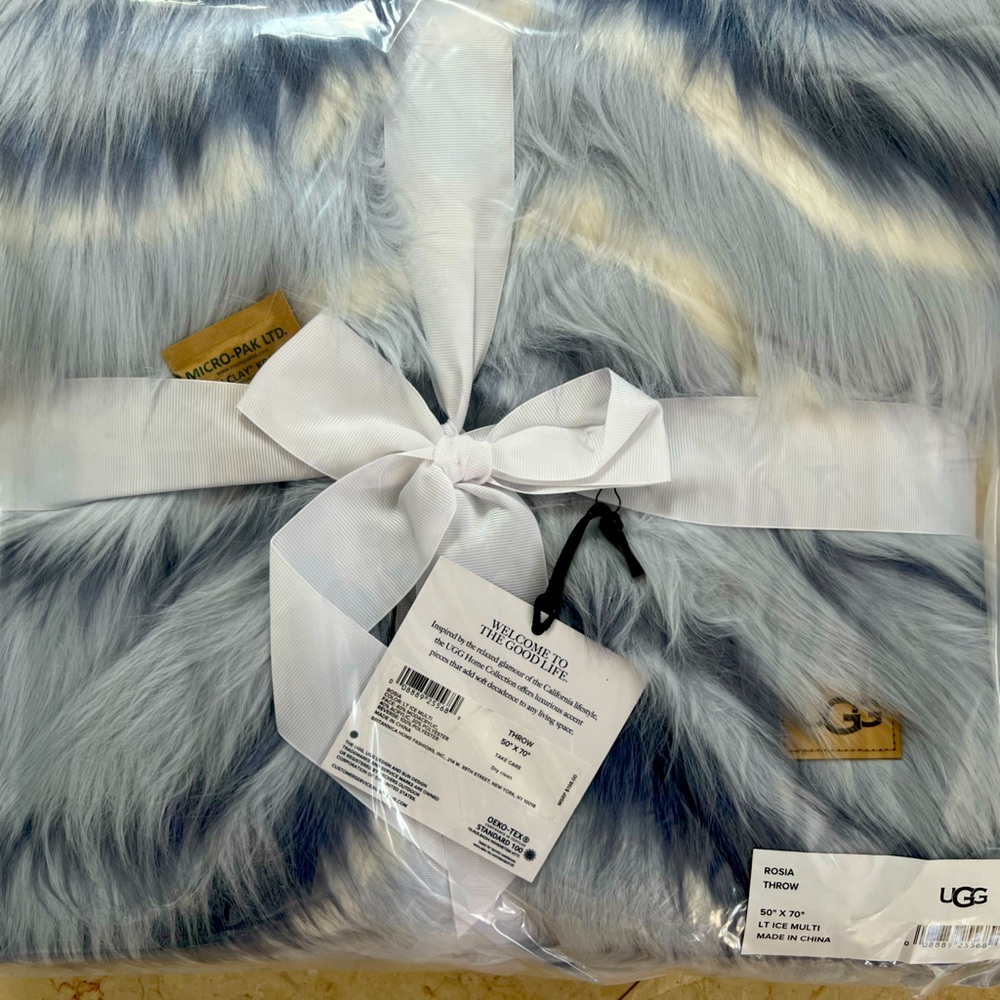 UGG blanket Rosia throw faux fur